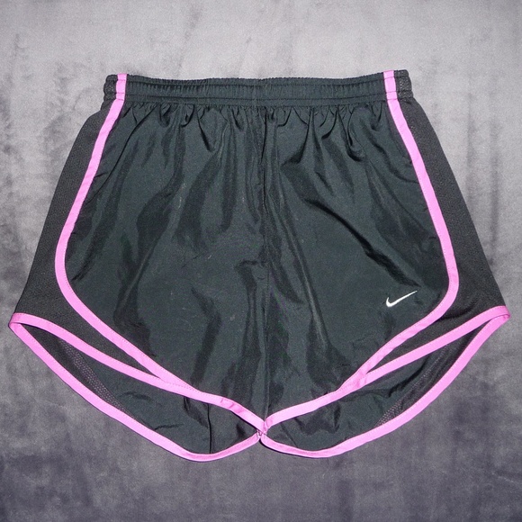 Nike Dri-FIT Tempo 3/" Women Sz XS Running Training Black Shorts Inner Brief